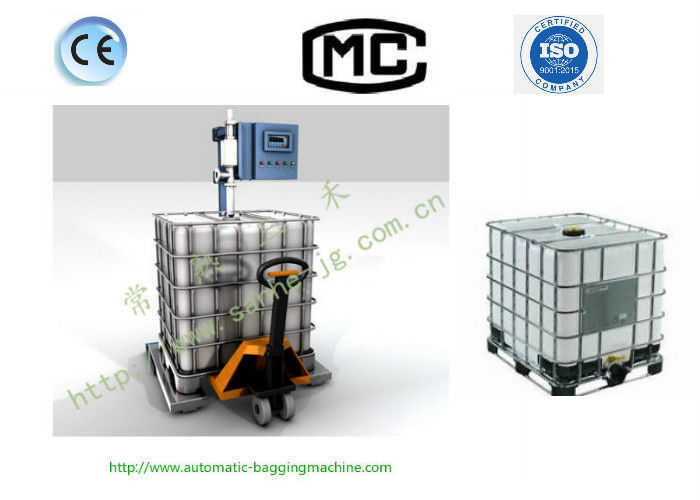 Sanhe DCS-1500L High Accuracy IBC Liquid Filling Machine With Weighing Scale