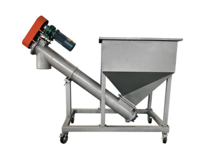 U Shaped Inclined Screw Conveyor For Metallurgy High Reliability