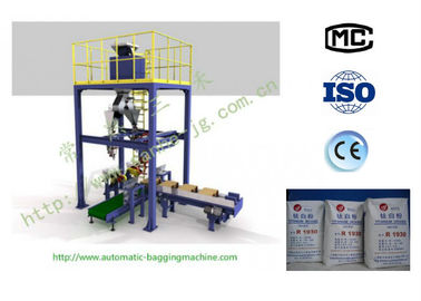 25 kg bag or carton box electric quantitive packing line weighing bagging machine