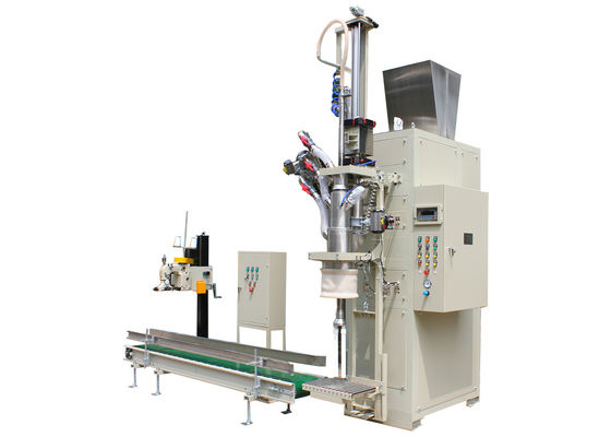 3 KW Semi Automatic Powder Filling Machine 25 Kg Weighing 180 Bags / Hour