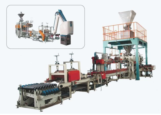 automatic 5kg to 50kg premade bag weighing packing palletizing line for wheat seeds
